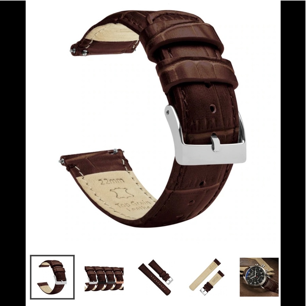 Barton mens watch band 19mm